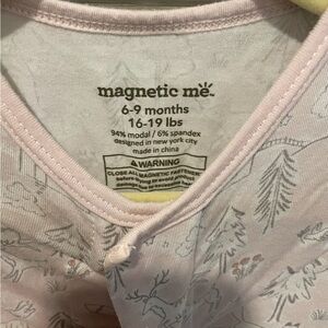 Magnetic me bamboo Jammie’s - 6-9month